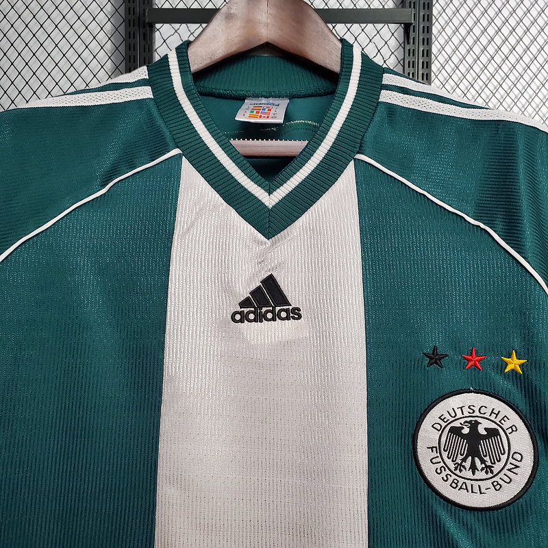 Retro 1998 Germany away MOLLER #7 Klinsmann #18 MATTHAUS #8 Football jersey retro