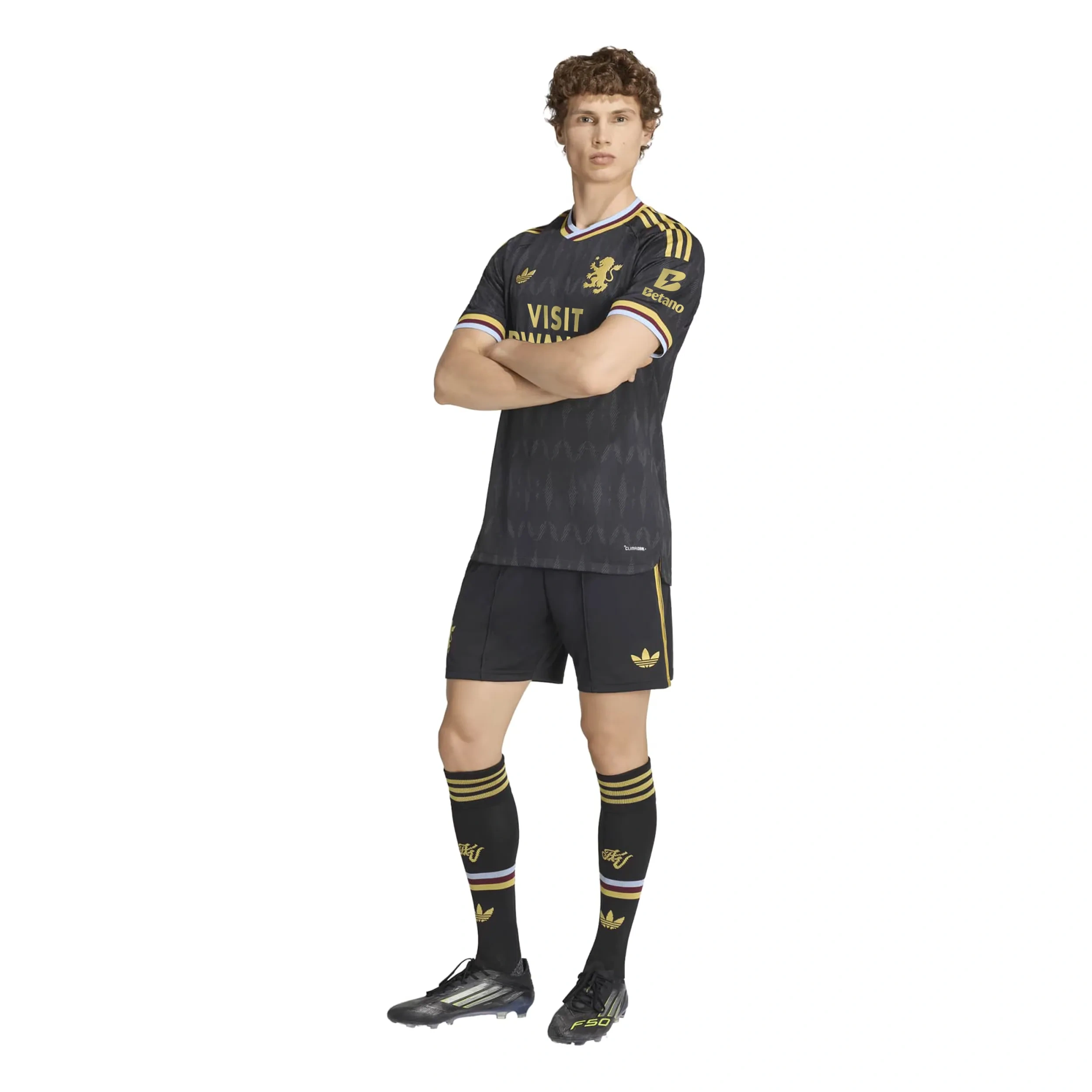 Aston Villa adidas Away Authentic Shirt 2026-27
