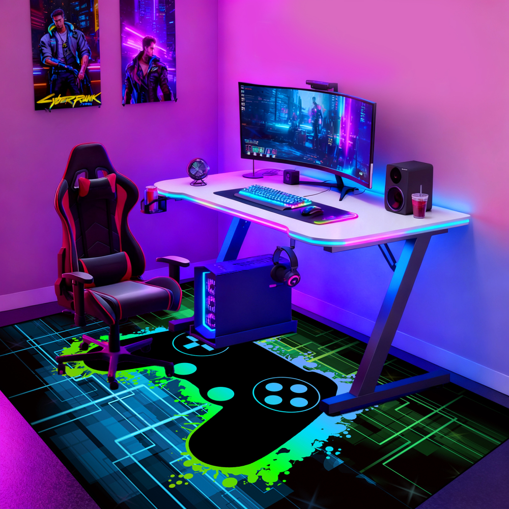 Video Game Area Rug for Boys Bedroom | CozyLil