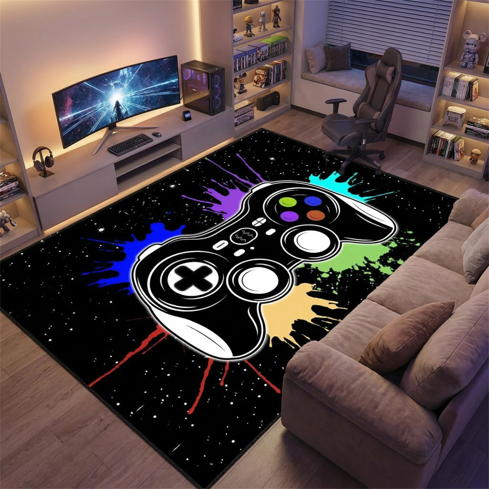 Gamer Rug for Boys Bedroom Cool Game Room Decor | CozyLil