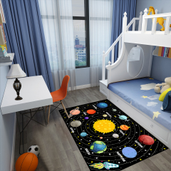 Outer Space Solar System Area Rug Kids Play Mat | CozyLil