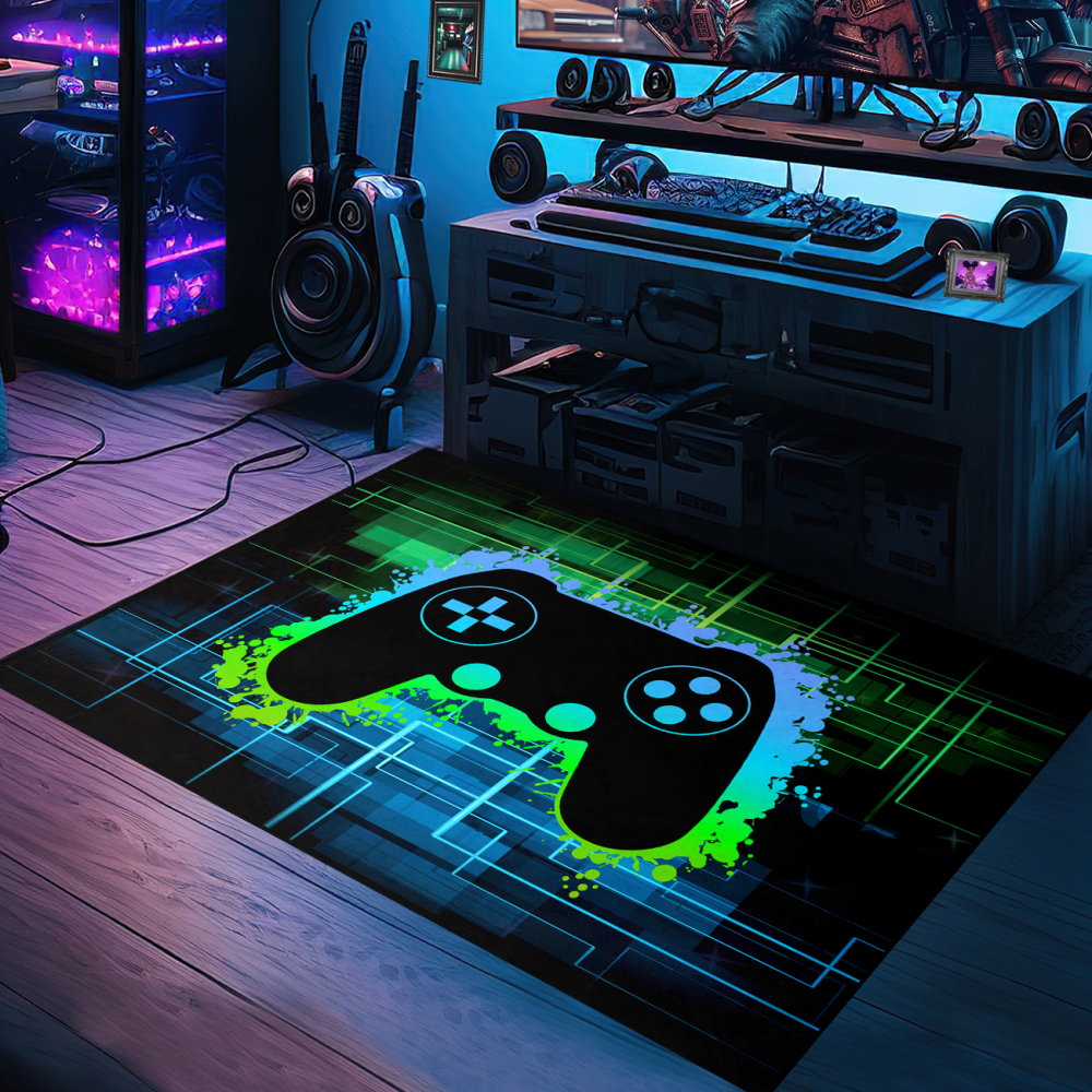Video Game Area Rug for Boys Playroom | CozyLil