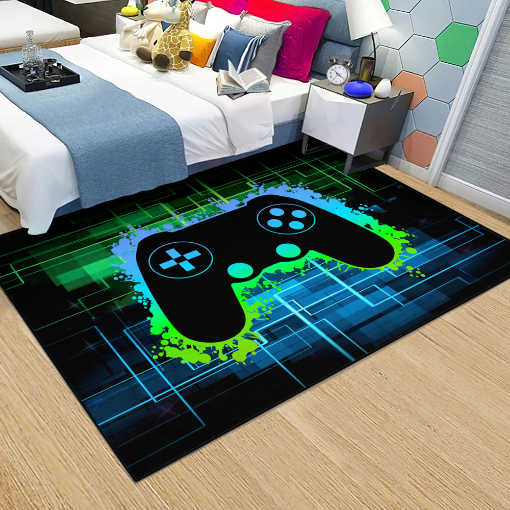 Video Game Area Rug for Boys Playroom | CozyLil
