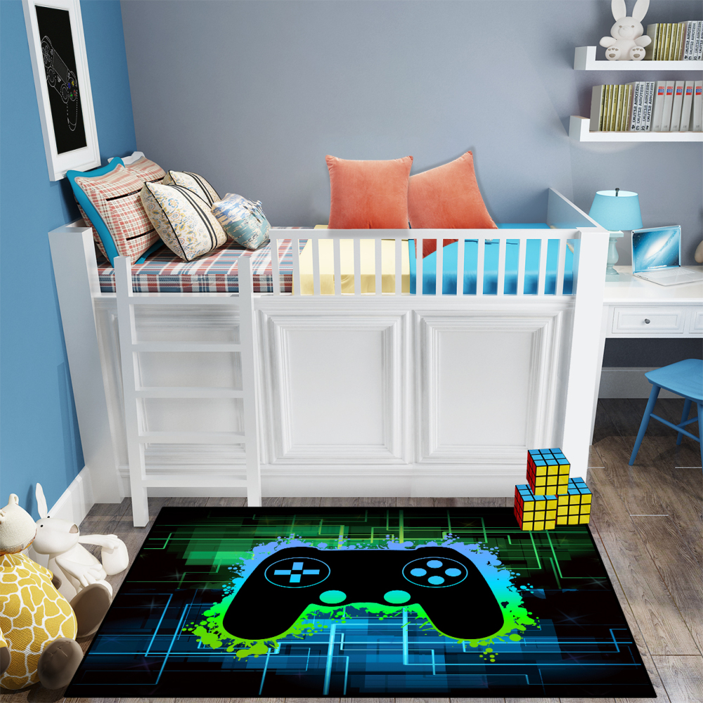 Video Game Area Rug for Boys Bedroom | CozyLil