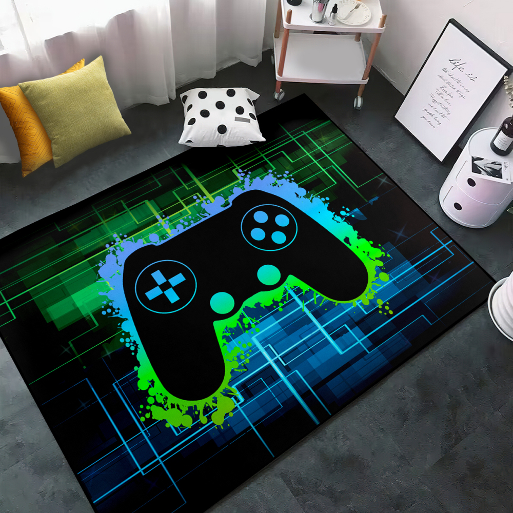 Video Game Area Rug for Boys Playroom | CozyLil