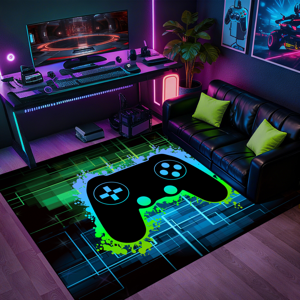 Video Game Area Rug for Boys Bedroom | CozyLil