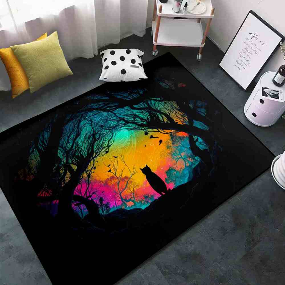 Swirling Sky Cat Portal Toddler Play Mat for Playroom | CozyLil