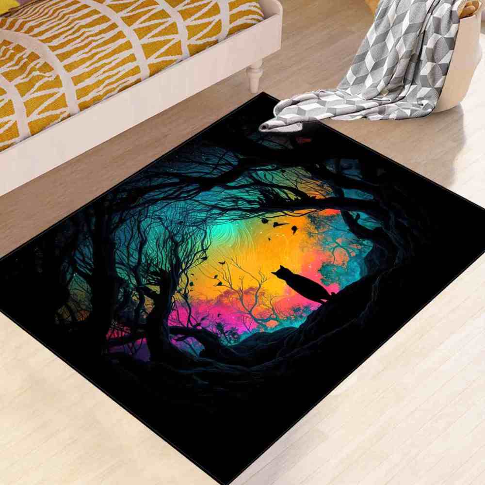 Swirling Sky Cat Portal Toddler Play Mat for Playroom | CozyLil
