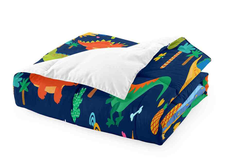Cute Cartoon Dinosaur Boys Comforter Set | CozyLil