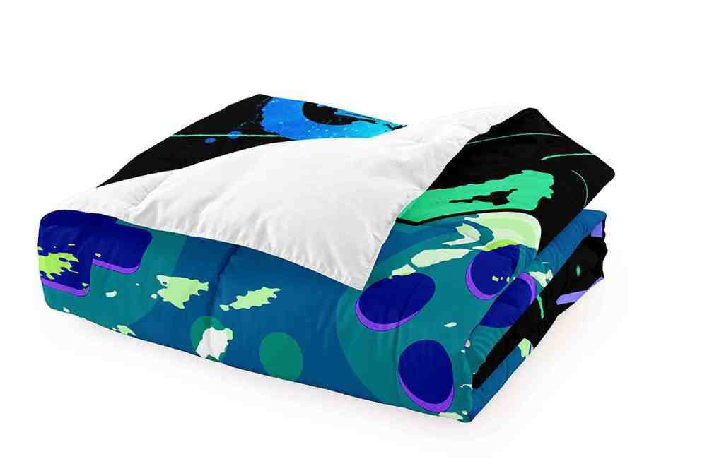 Neon Graffiti Gaming Comforter Set for Boys Bedroom | CozyLil