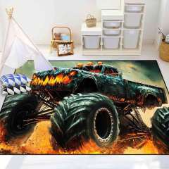 Dark Extreme Off-Road Truck Rug Ultra Non-Slip Room | CozyLil