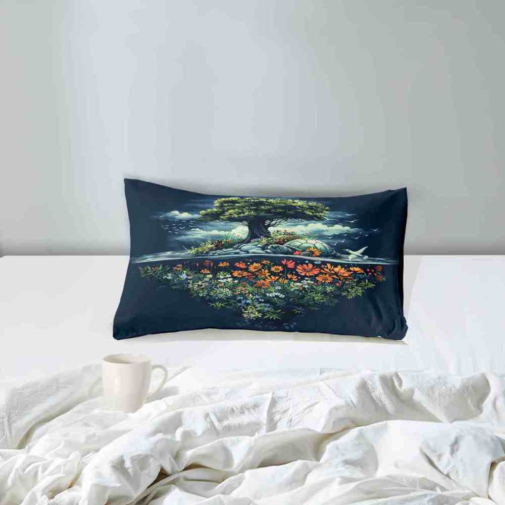 Mythical Turtle Island Tree of Life Comforter Set | CozyLil