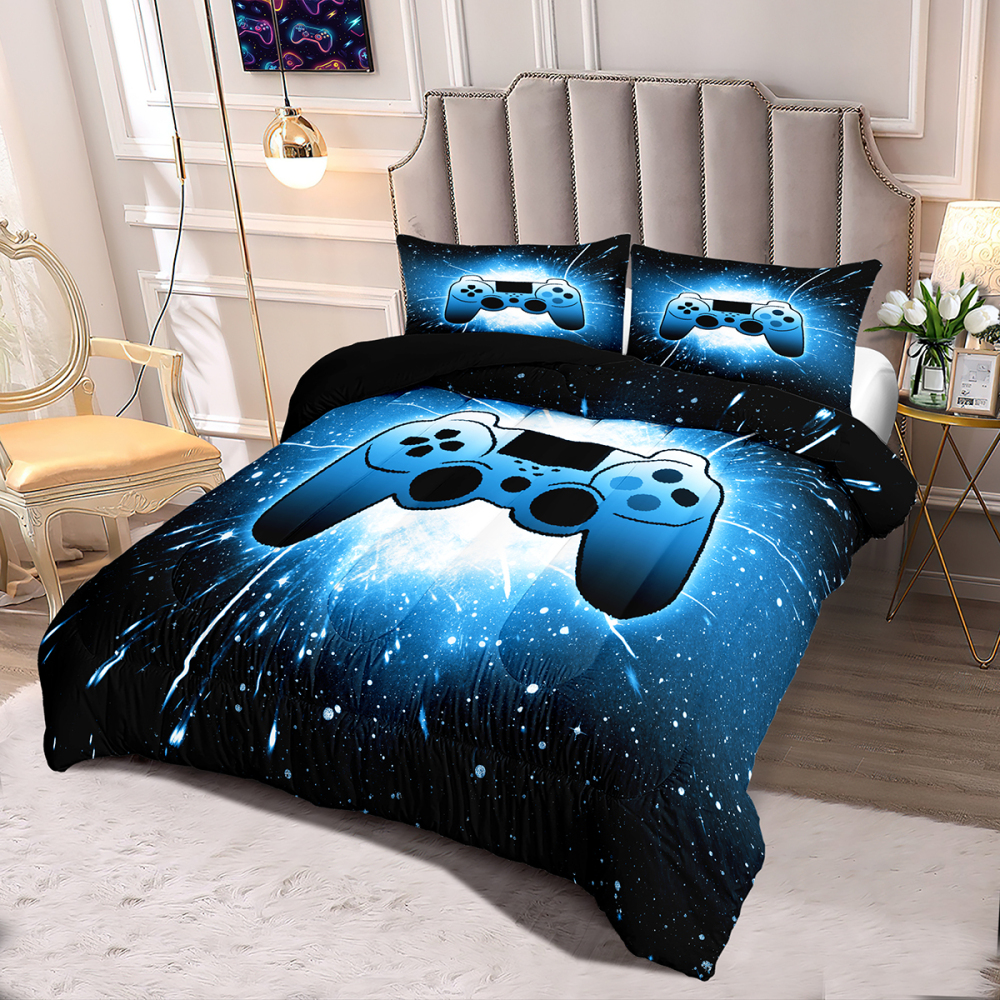 Cosmic Gamer Comforter Set Boys Bedding | CozyLil