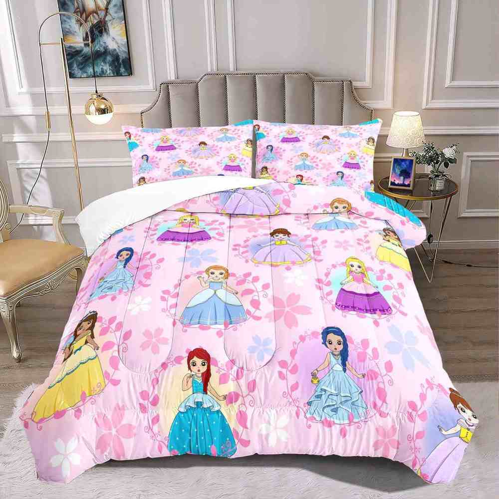 Diverse Magical Princess Girls Comforter Set | CozyLil