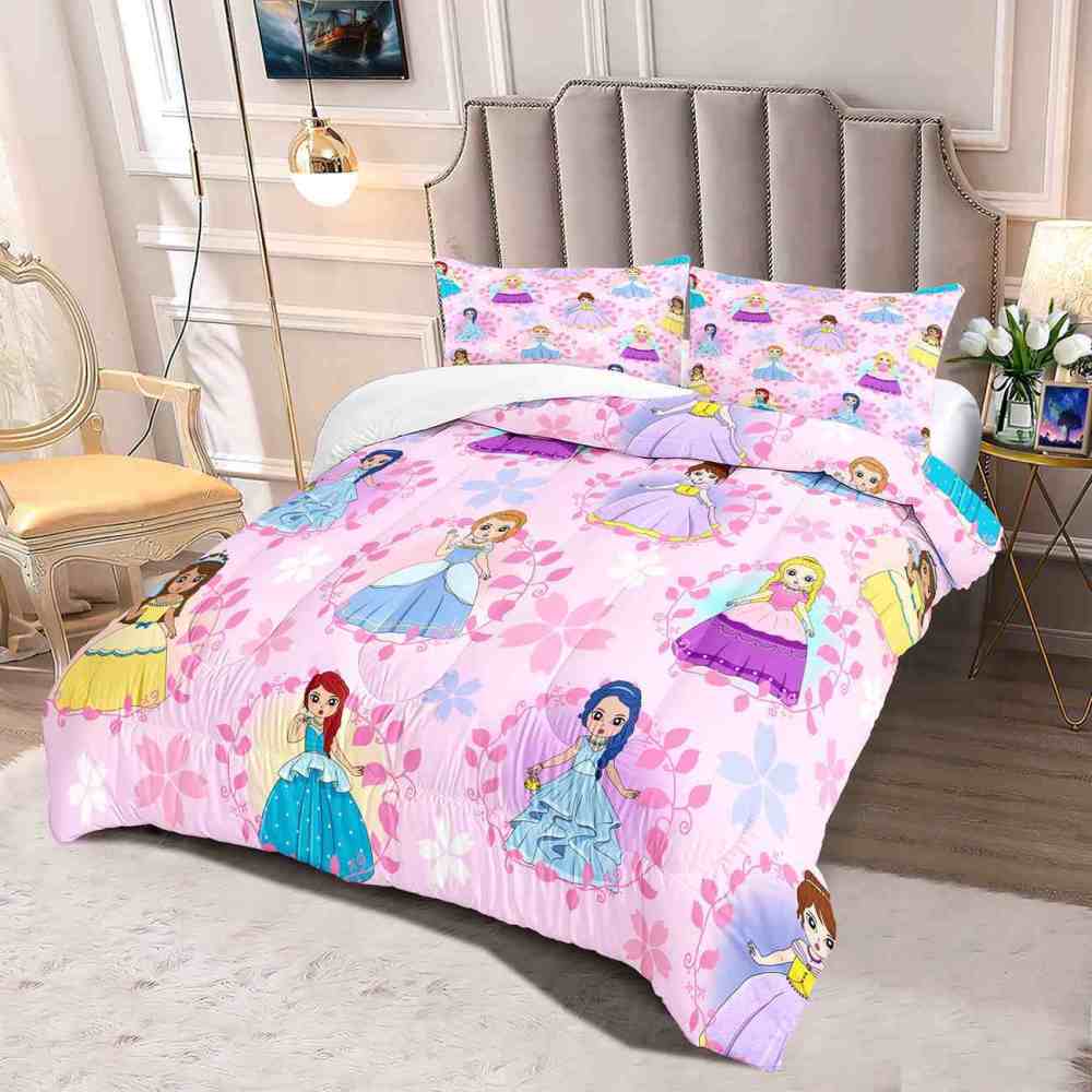 Diverse Magical Princess Girls Comforter Set | CozyLil