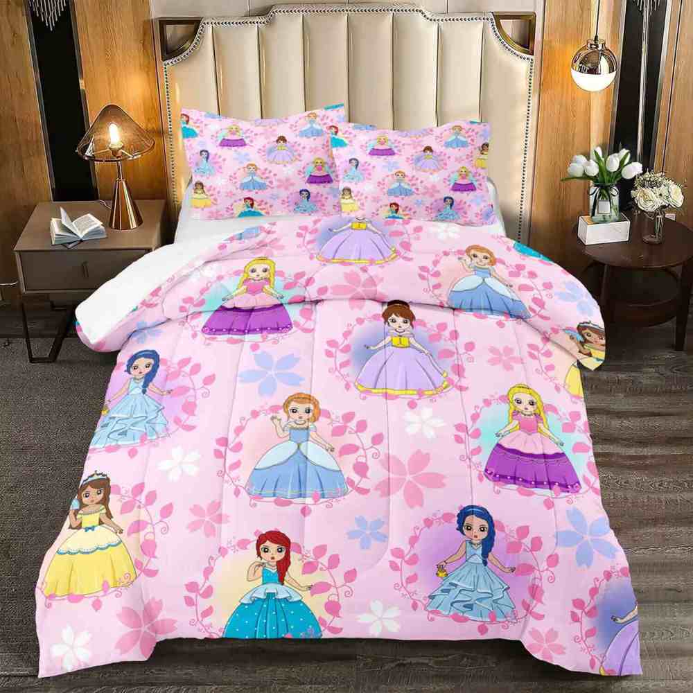 Diverse Magical Princess Girls Comforter Set | CozyLil