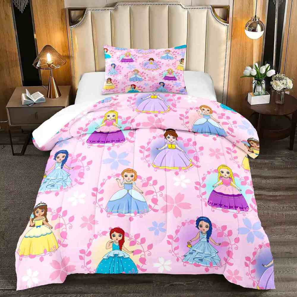 Diverse Magical Princess Girls Comforter Set | CozyLil
