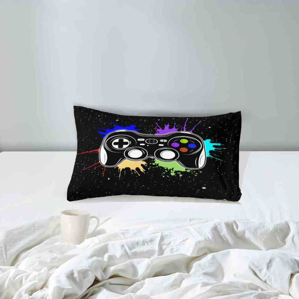 Paint Splatter Gamer Comforter Set Boys Bedding | CozyLil