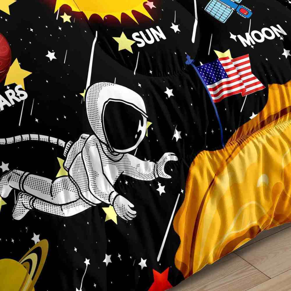 Astronaut Solar System Comforter Set Kids Bedding | CozyLil