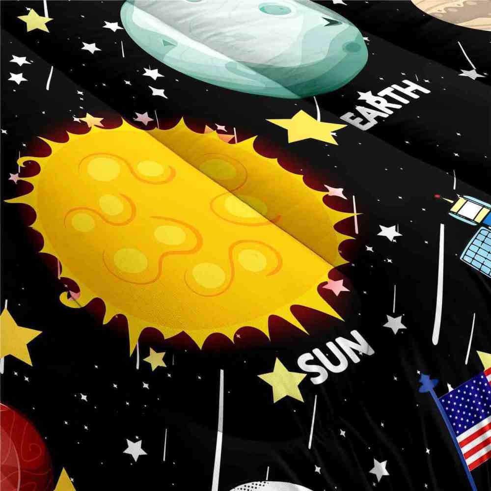 Astronaut Solar System Comforter Set Kids Bedding | CozyLil