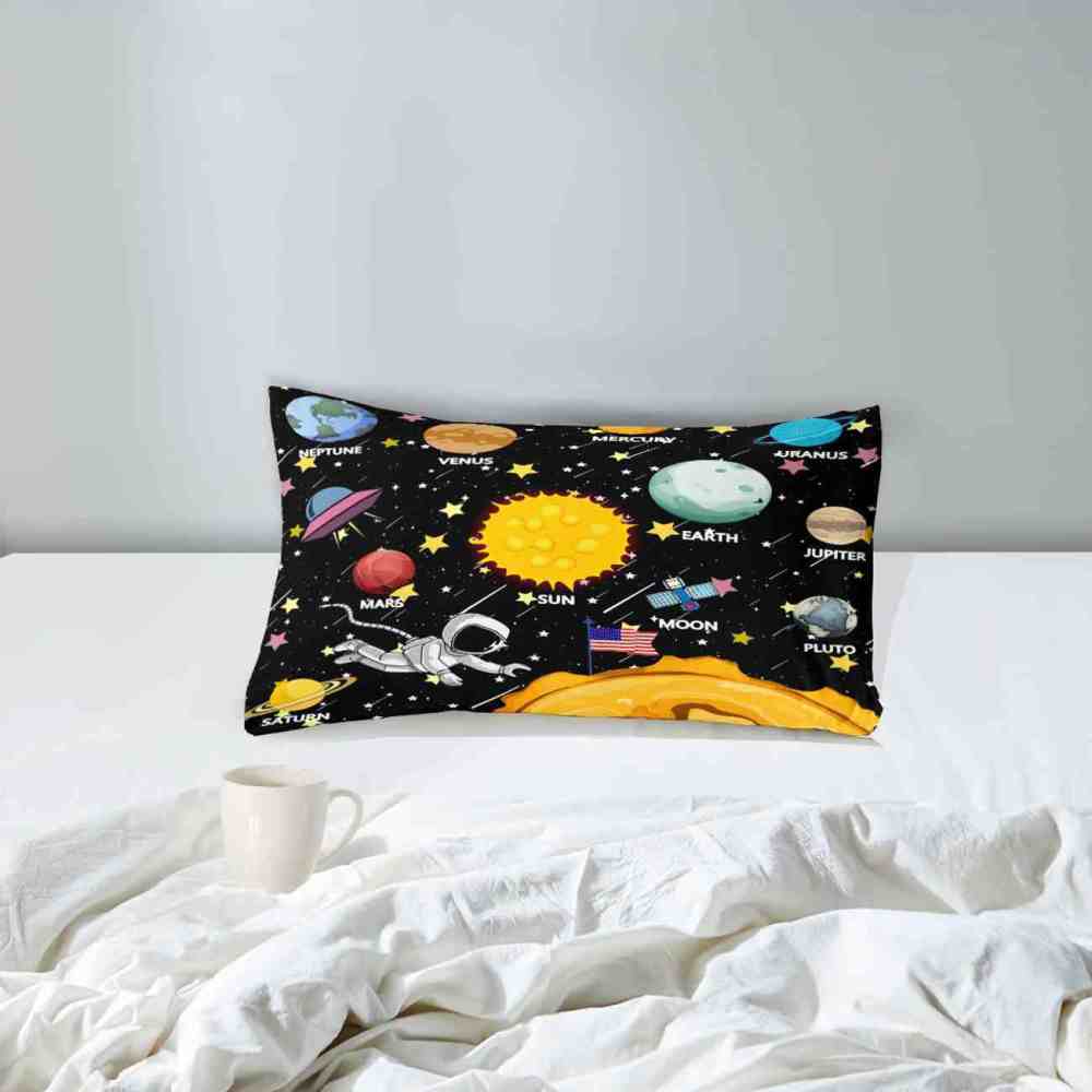 Astronaut Solar System Comforter Set Kids Bedding | CozyLil