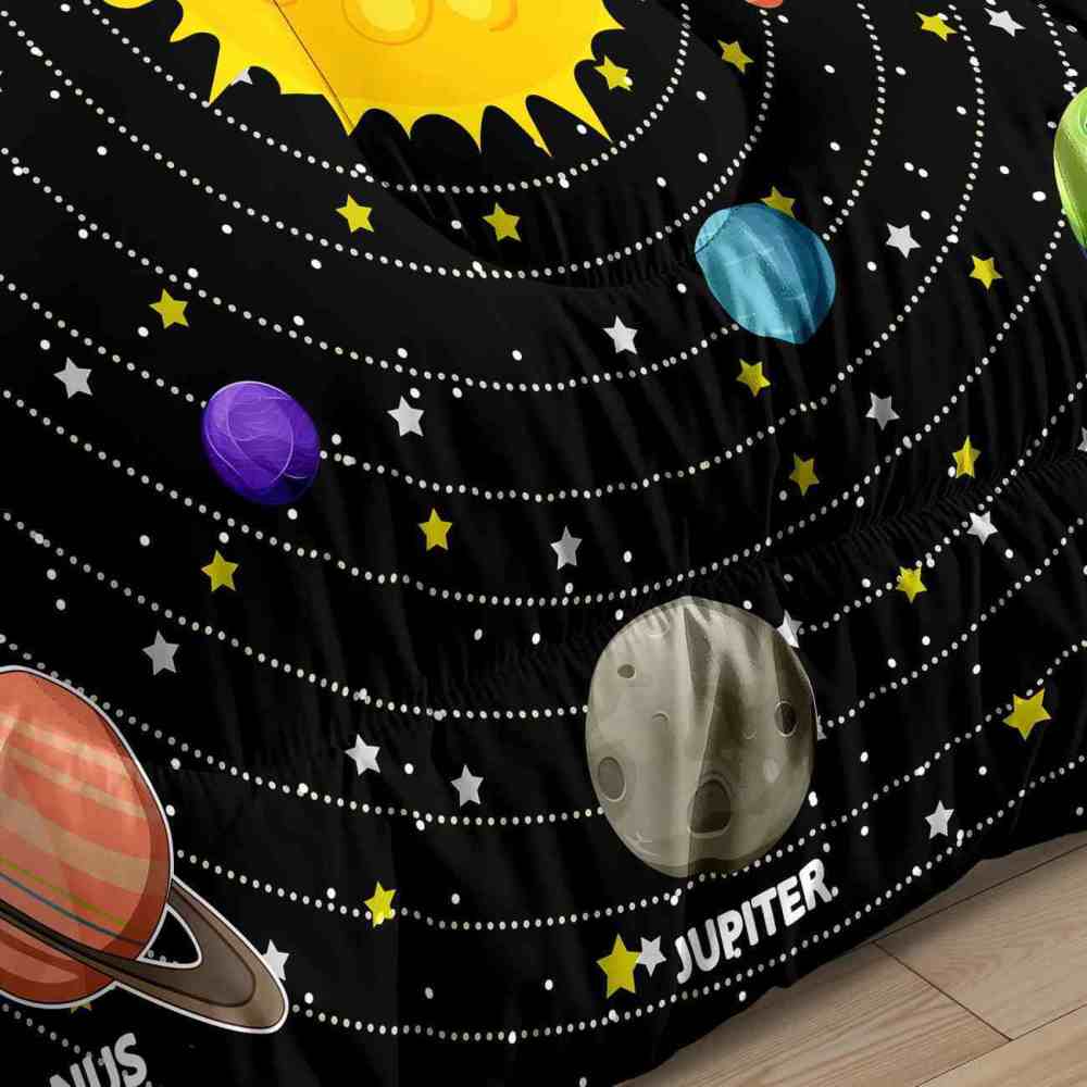 Rocket Orbit Solar System Comforter Set Boys | CozyLil