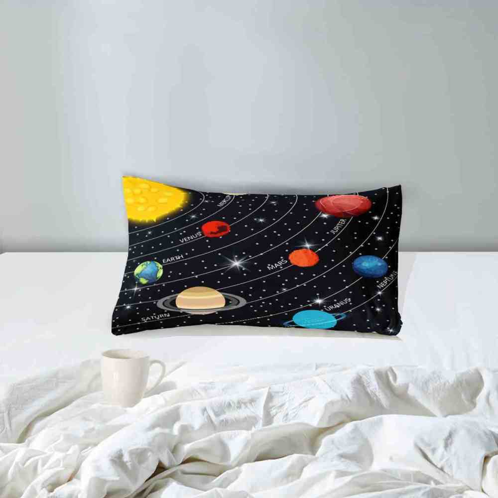 Galaxy Perspective Solar System Comforter Set Kids | CozyLil