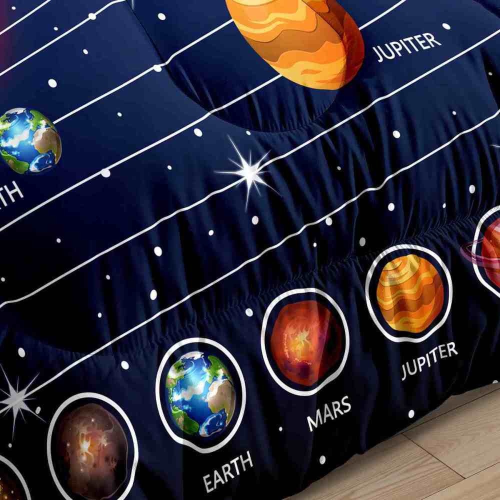 Educational Solar System Comforter Set Toddlers | CozyLil