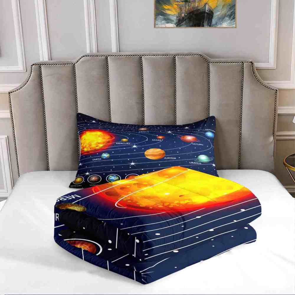 Educational Solar System Comforter Set Toddlers | CozyLil