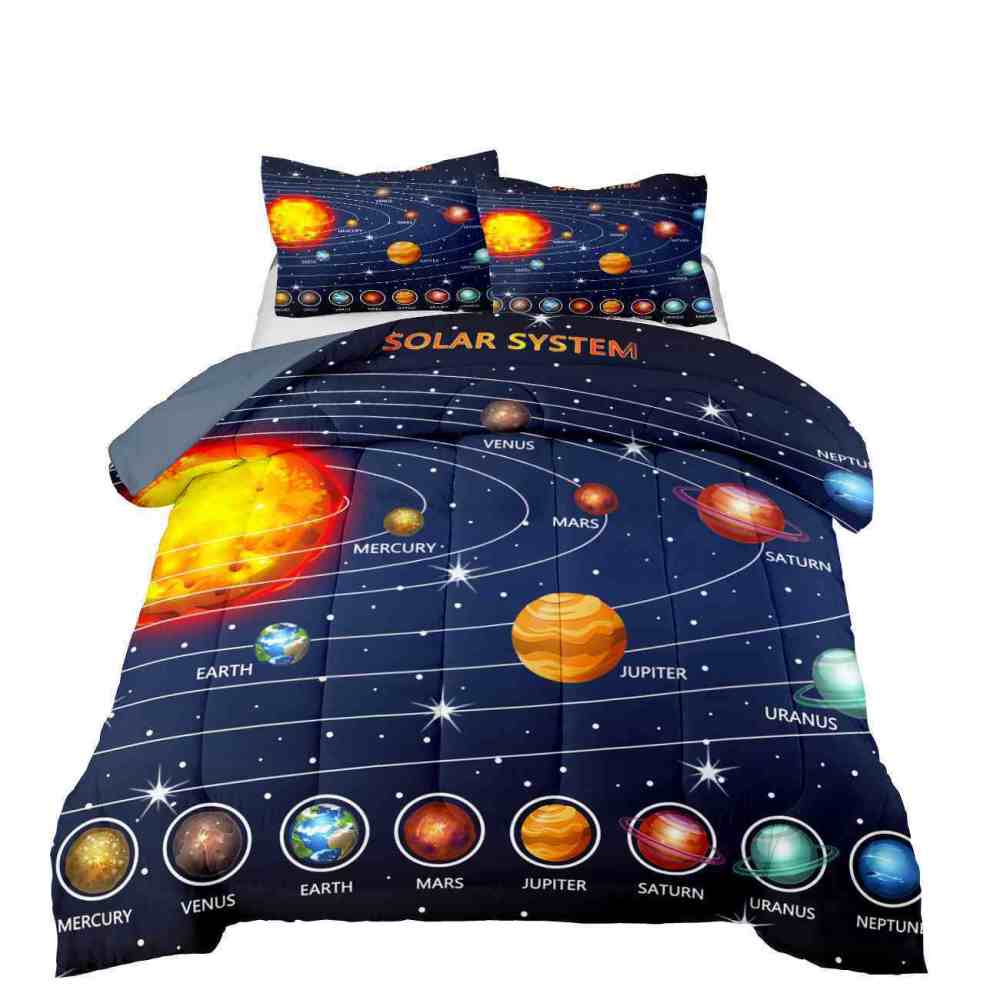 Educational Solar System Comforter Set Toddlers | CozyLil