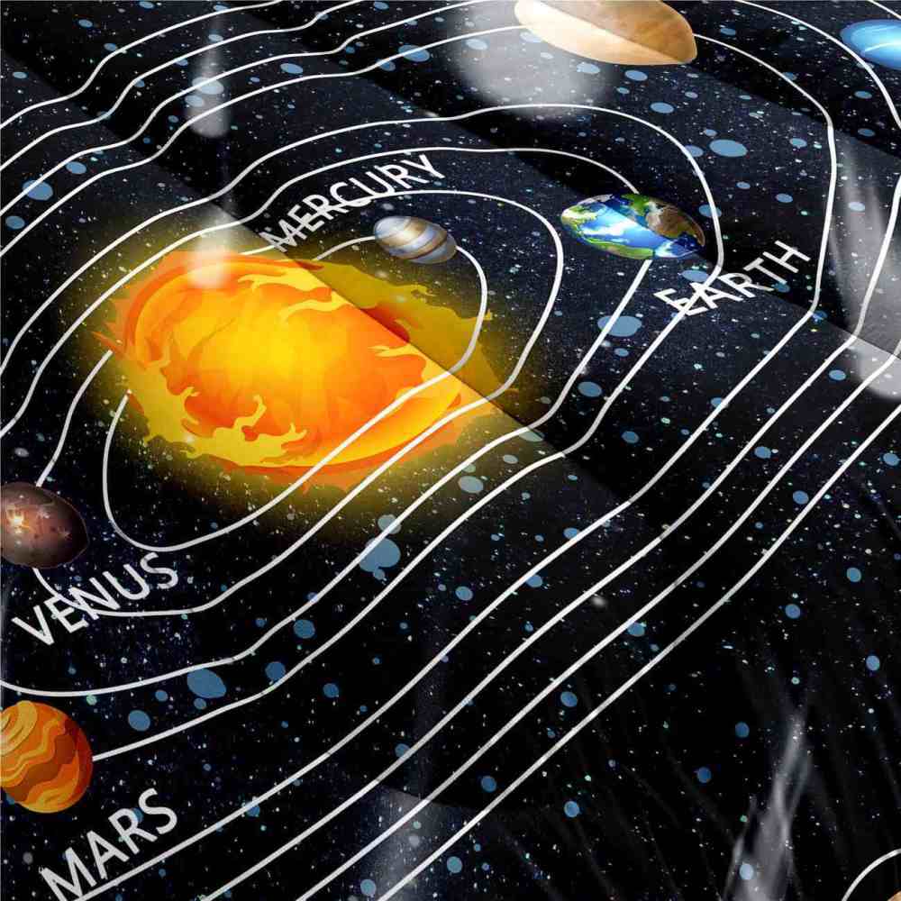 Shooting Star Solar System Comforter Set Boys | CozyLil