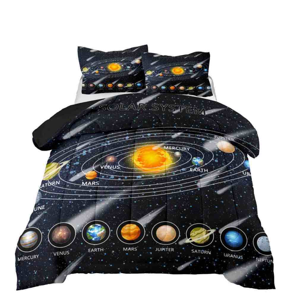 Shooting Star Solar System Comforter Set Boys | CozyLil