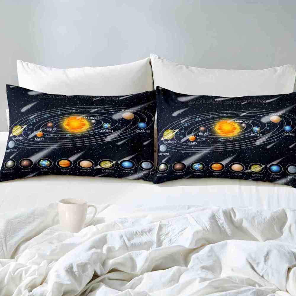 Shooting Star Solar System Comforter Set Boys | CozyLil