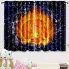 Fiery Basketball in Water Lightning Curtains | CozyLil