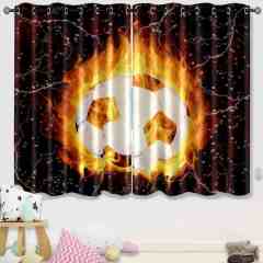 Molten Fire Soccer Ball Lightning Window Set | CozyLil