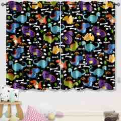 Roaring Prehistoric Dinosaur World Blackout Curtains | CozyLil