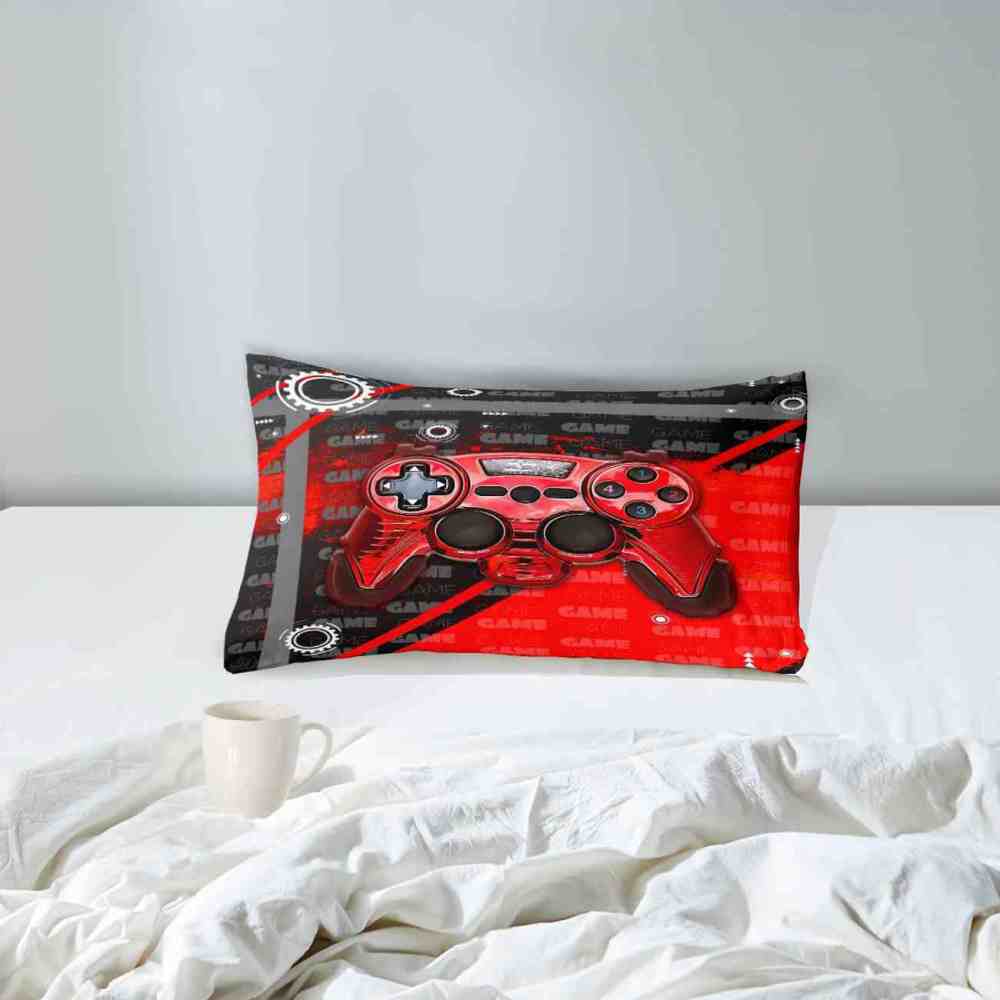 Red Mechanical Gamer Comforter Set Boys Room | CozyLil