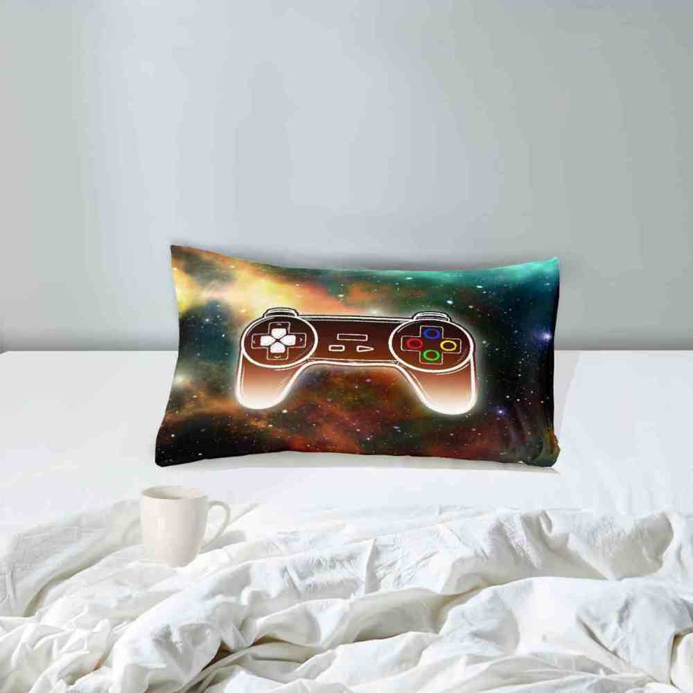 Glowing Galaxy Gamer Comforter Set Boys Bedding | CozyLil