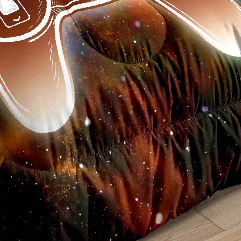 Glowing Galaxy Gamer Comforter Set Boys Bedding | CozyLil