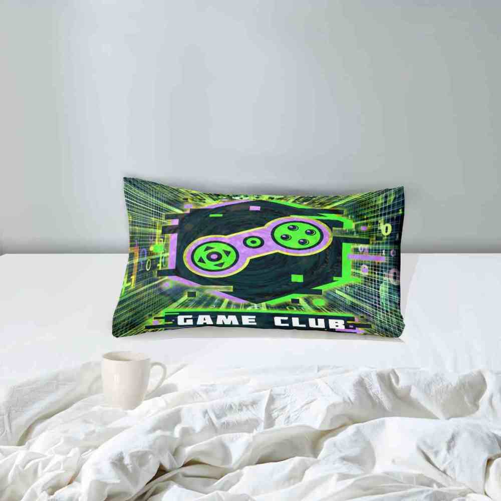 Cyber Green Game Club Comforter Set Teens | CozyLil