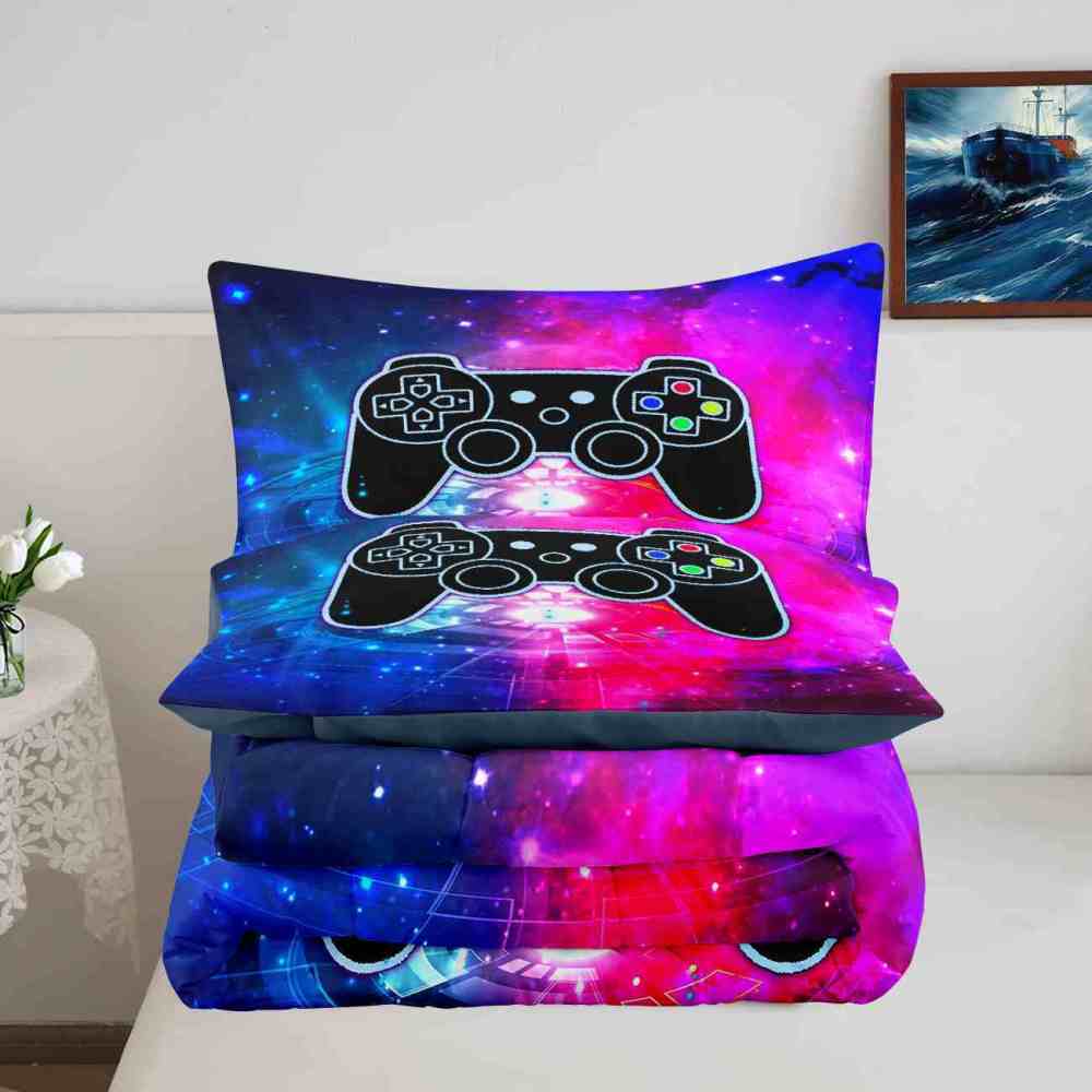 Cosmic Portal Gamer Comforter Set Teen Room | CozyLil