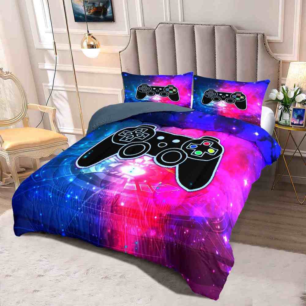 Cosmic Portal Gamer Comforter Set Teen Room | CozyLil