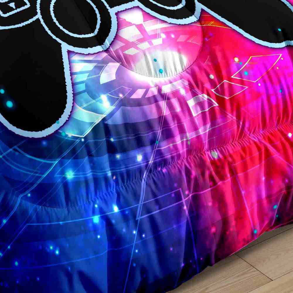 Cosmic Portal Gamer Comforter Set Teen Room | CozyLil
