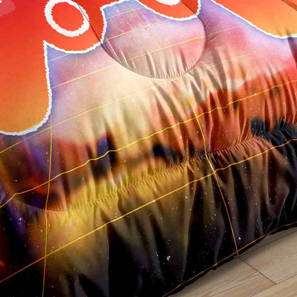 Fiery Grid Gamer Comforter Set Boys Room | CozyLil