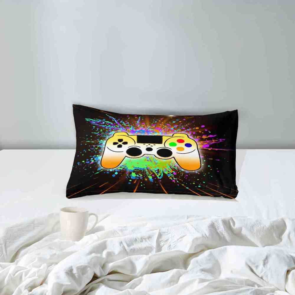 Paint Splatter Laser Gamer Comforter Set Kids | CozyLil