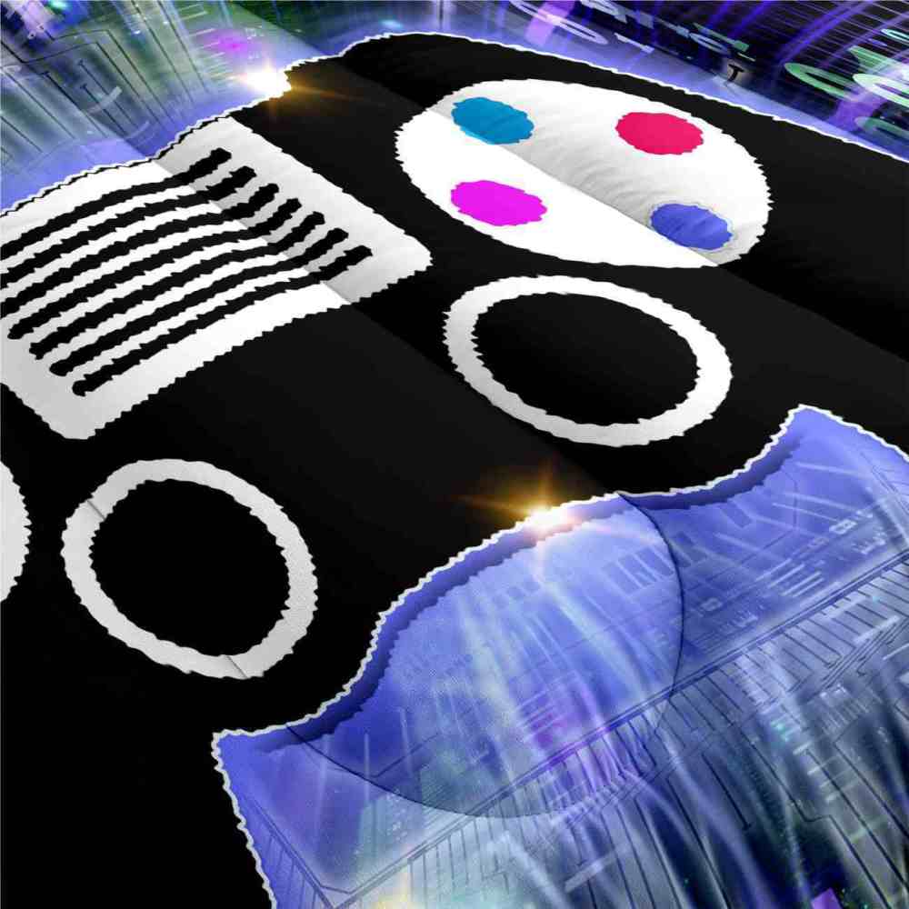 Binary Data Gamer Comforter Set Teen Bedding | CozyLil