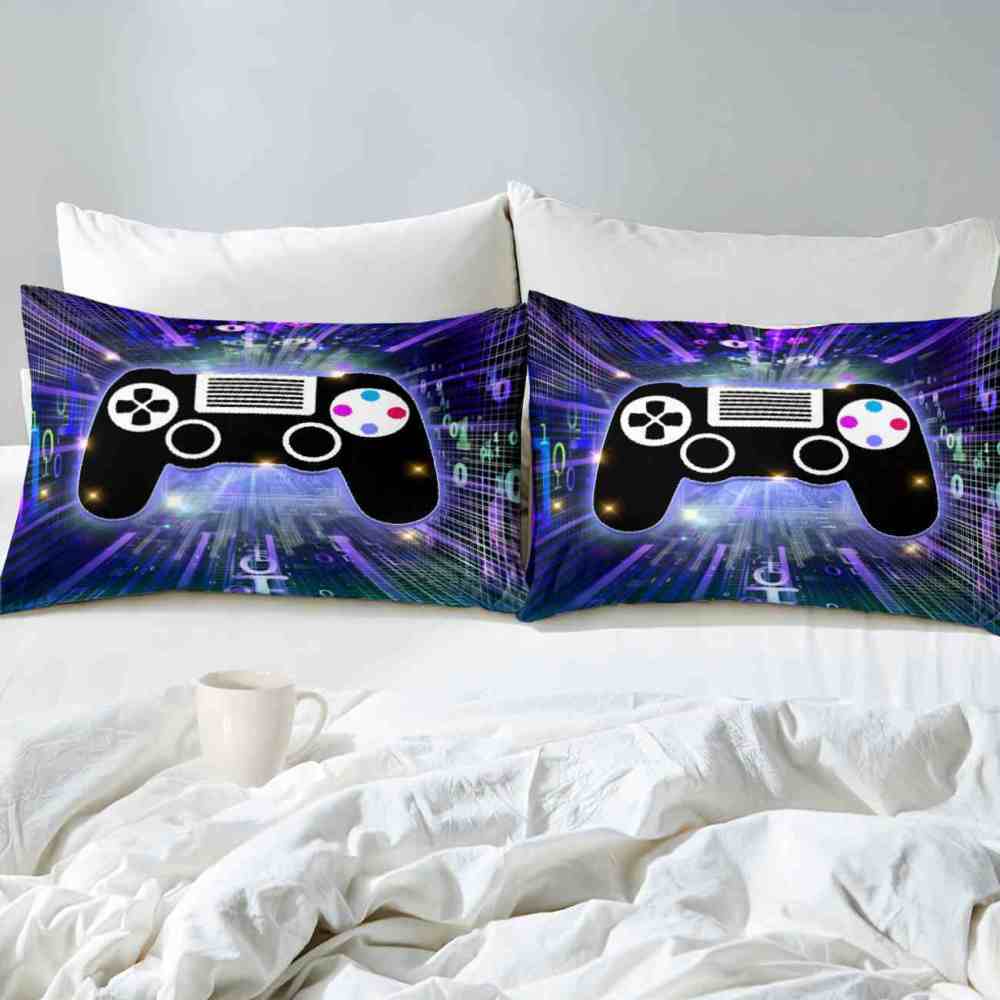Binary Data Gamer Comforter Set Teen Bedding | CozyLil