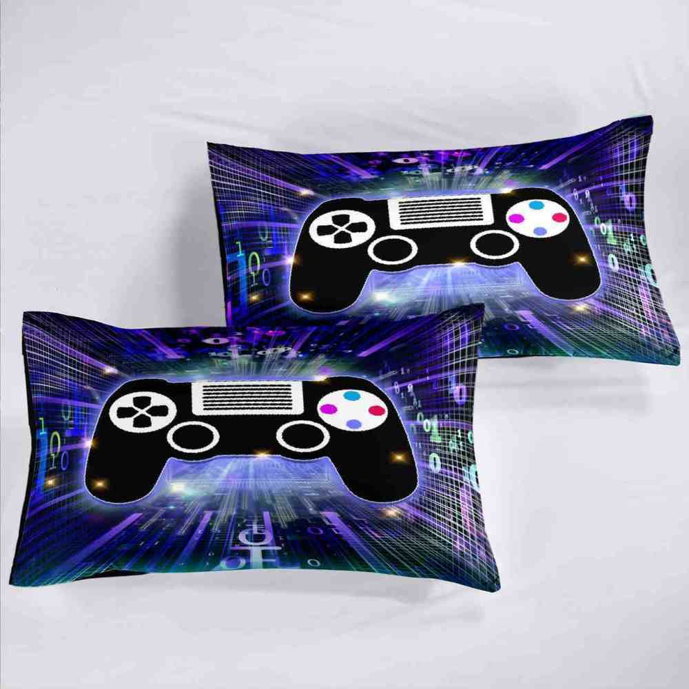 Binary Data Gamer Comforter Set Teen Bedding | CozyLil
