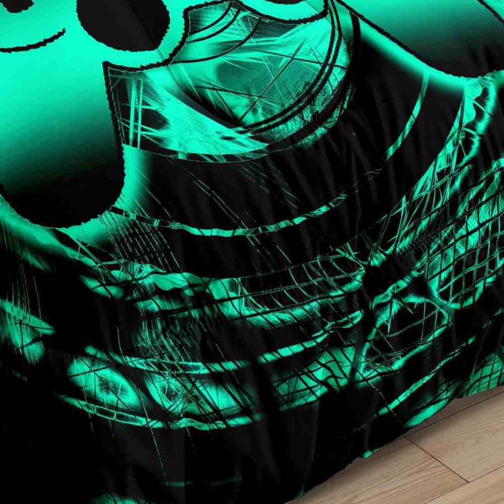 Cyan Vortex Gamer Comforter Set Boys Bedding | CozyLil