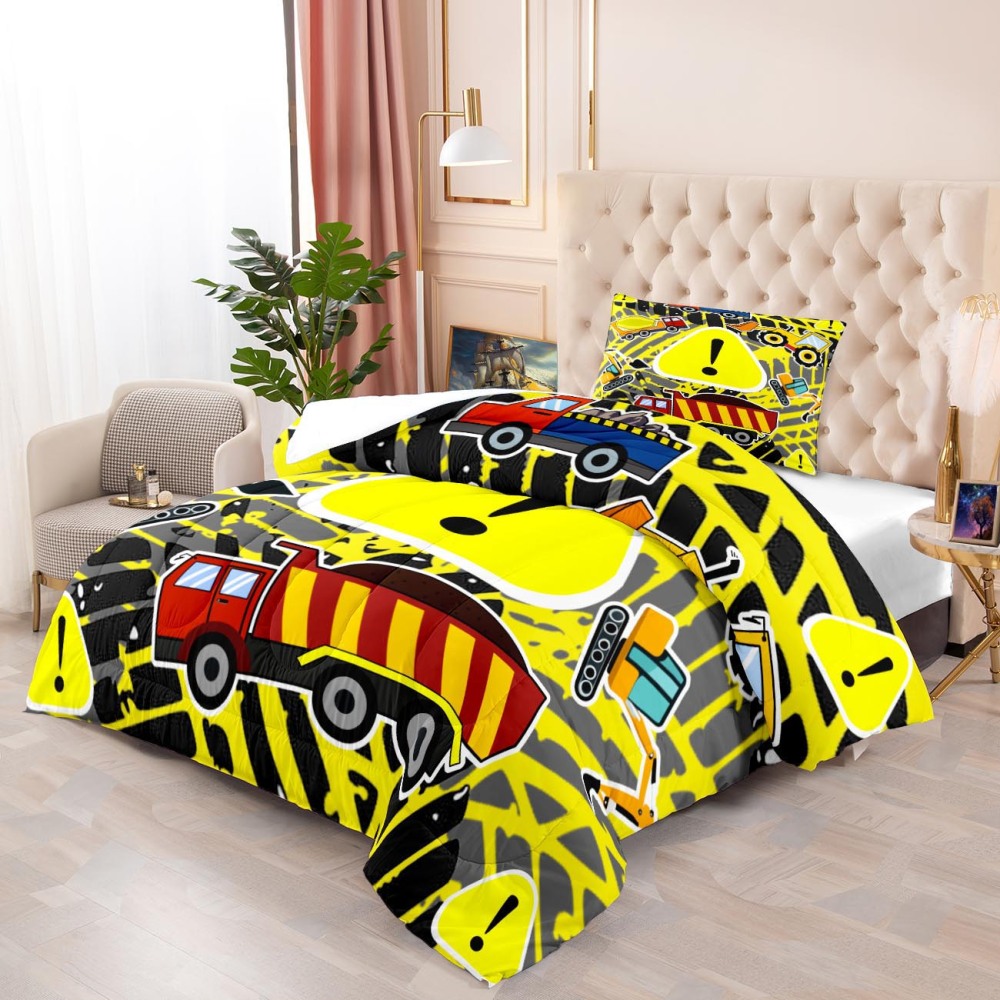 Extreme Tire Track Caution Kids Comforter Set | CozyLil